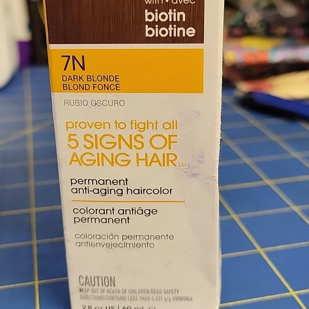 Zotos AGEbeautiful 7N Dark Blonde Hair Color 60ml New
